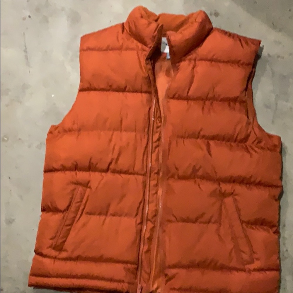 Burnt orange vest